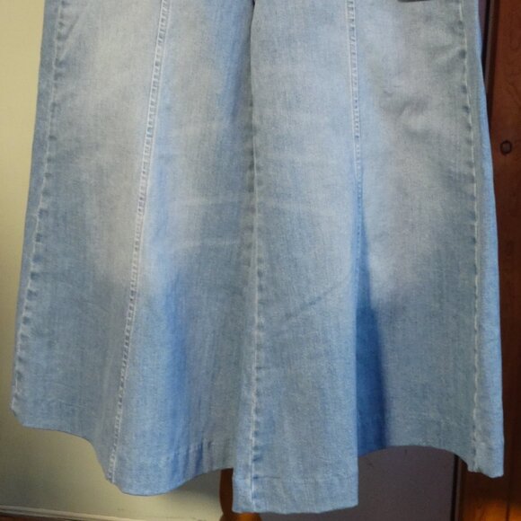 NEW PILCRO by Anthropologie Grassland Mid-Rise Wide-Leg Crop Jeans Size 29, $148 - Picture 11 of 11